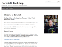 Tablet Screenshot of cornstalk.com.au